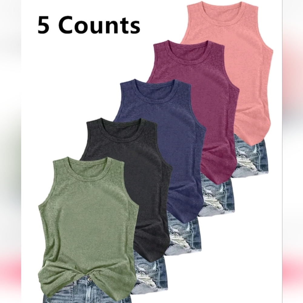 Sleeveless Tops - Multi-Color Pack